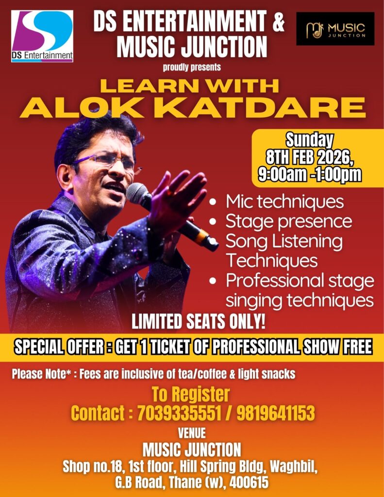 Learn singing with Alok Katdare through vocal training workshops